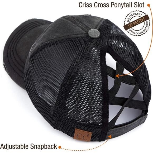 PONYCAP Messy High Bun Ponytail Adjustable Glitter Mesh - Picture 3 of 6